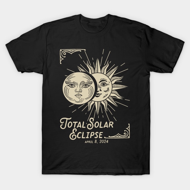 Total Solar Eclipse 2024 T-Shirt by notsleepyart